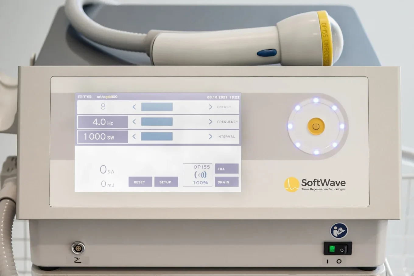 SoftWave OrthoGold shockwave therapy device